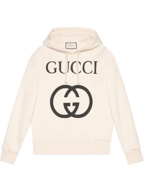 gucci trim tan hoodie sweatshirt.